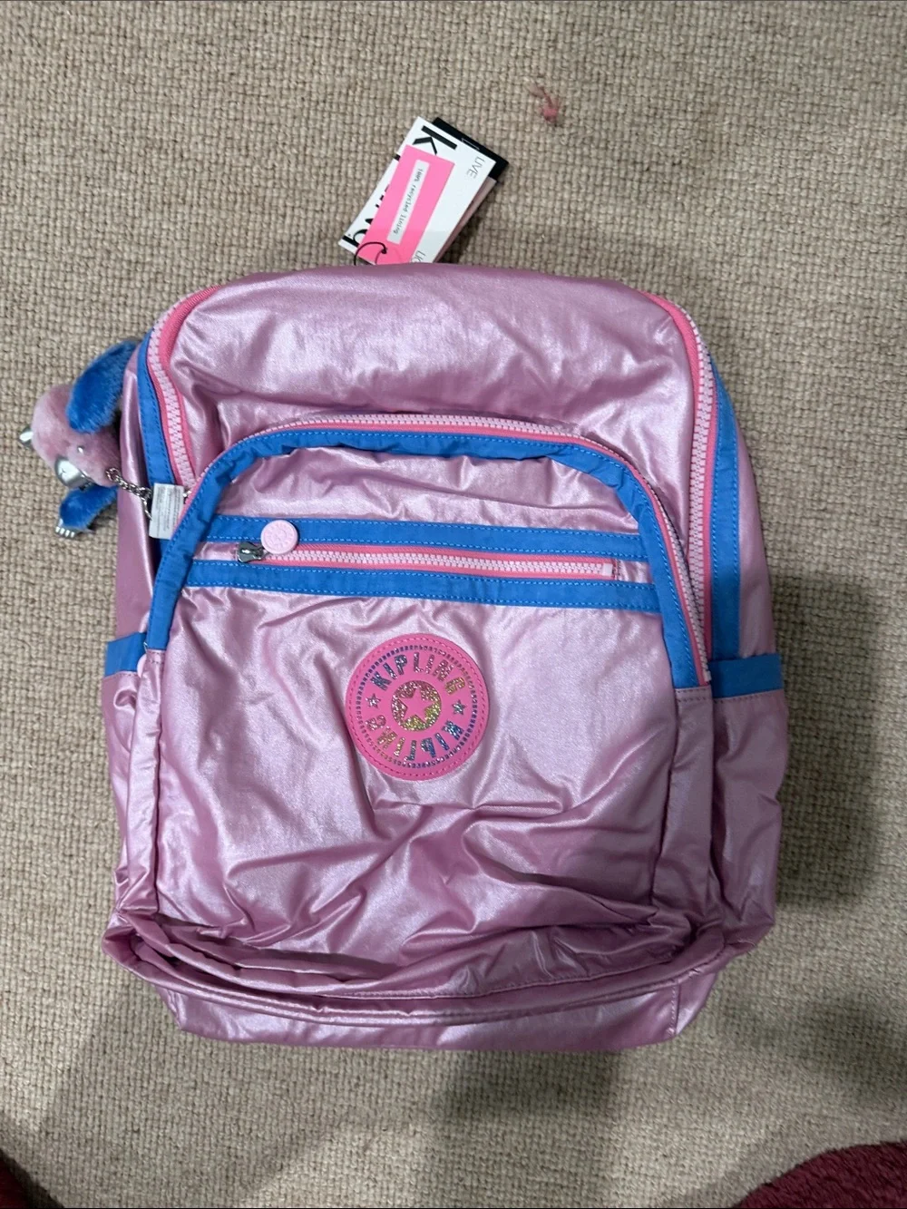 Kipling Seoul XL wavepop met lilac